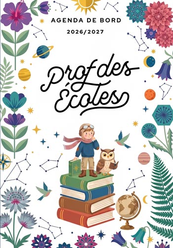 Agenda prof des écoles 2026-2027