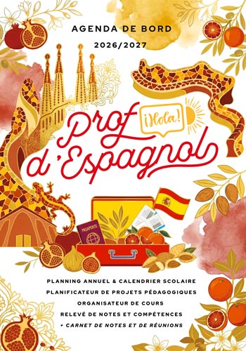 Agenda prof d'espagnol 2026-2027